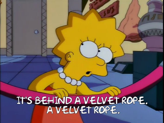 Still from "Lost Our Lisa." The Simpsons (1998).
